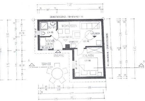 Grundriss Ferienhaus
