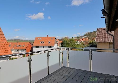 Blick vom Balkon