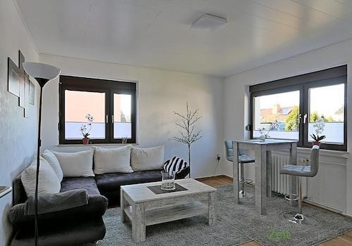 Blick ins Wohnzimmer