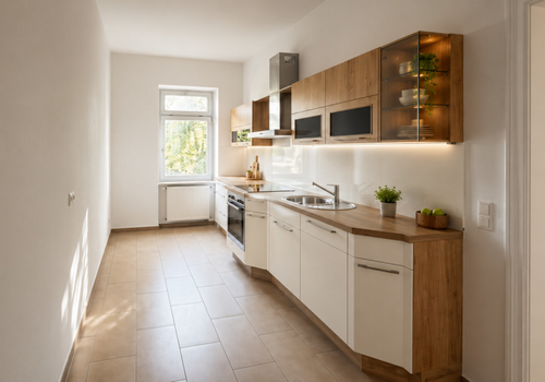 Mehrfamilienhaus | Küche - 1.OG (KI generiert)