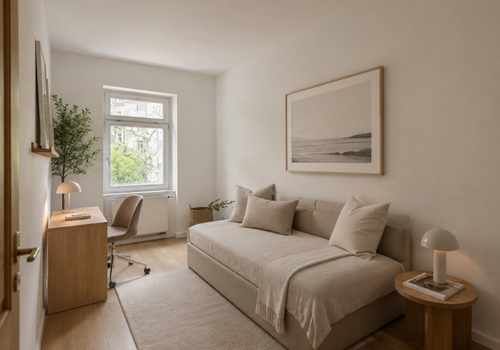 Mehrfamilienhaus | Kinderzimmer/Arbeitszimmer - 1.OG (KI generiert)