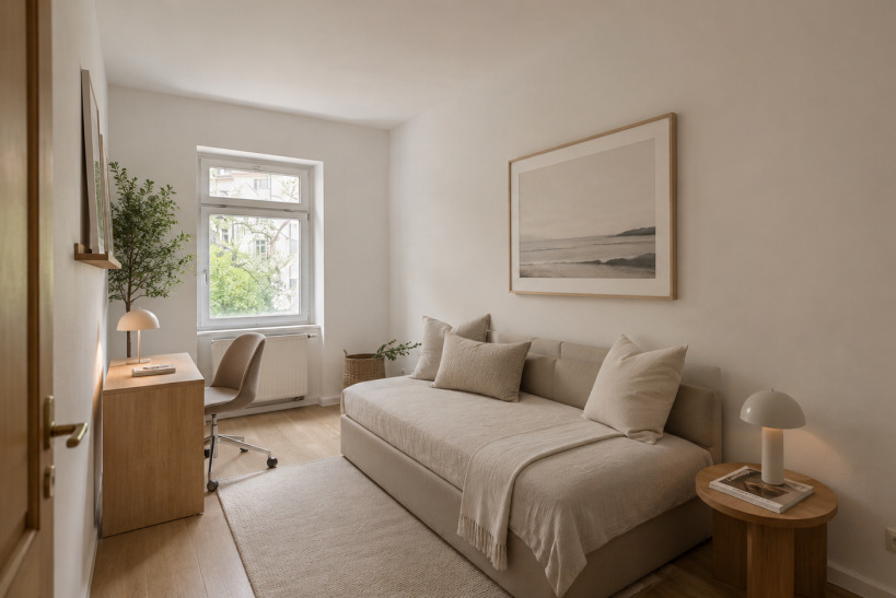 Mehrfamilienhaus | Kinderzimmer/Arbeitszimmer - 1.OG (KI generiert)