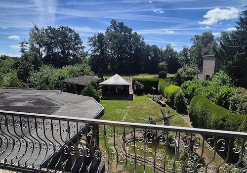 Gartenansicht vom Balkon DG