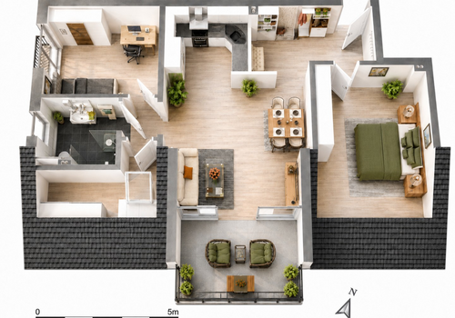 3D-Grundriss