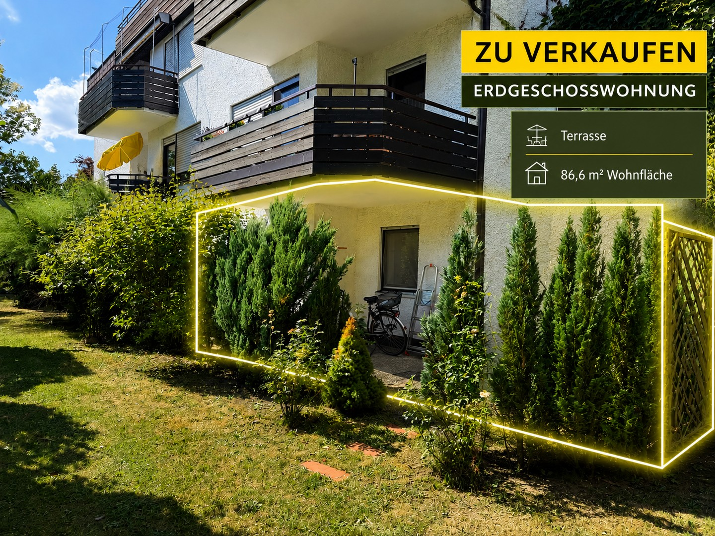 Wohnung mit Südterrasse