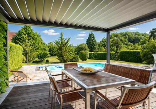 Überdachte Terrasse