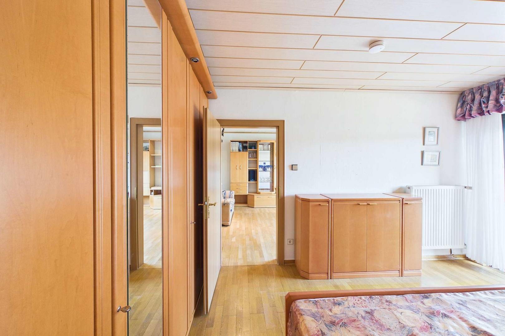 Blick aus dem Schlafzimmer