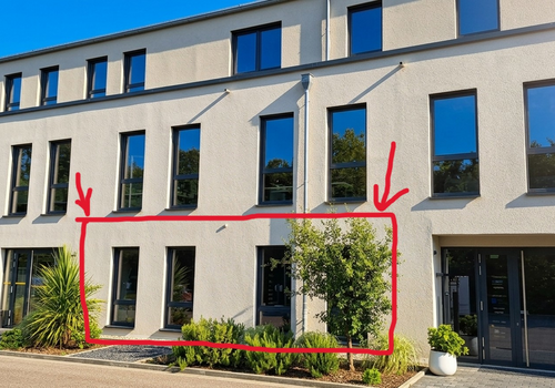 Eingang zum Gebäude