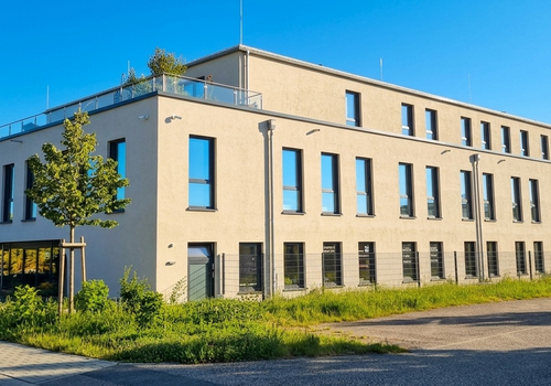 Rückseite des Gebäudes