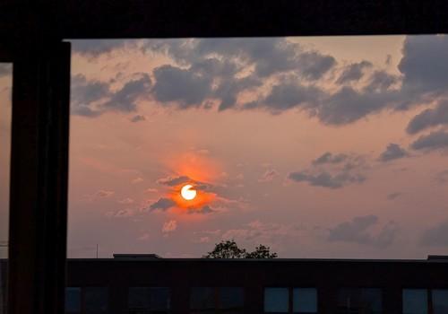 Ausblick Sonnenuntergang