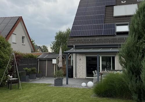 Terrassenüberdachung + PV Anl.