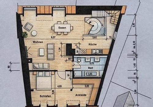 Grundriss Wohnung