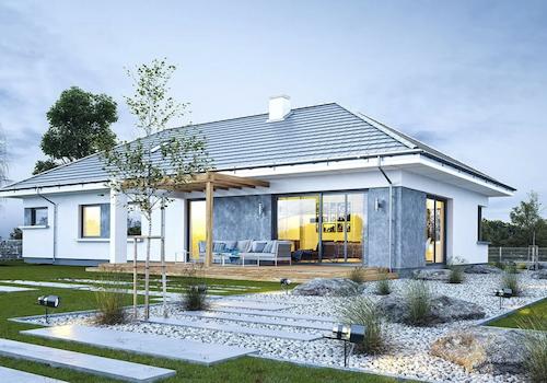 Bungalo Vorderansicht