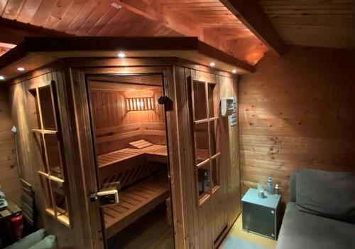 Sauna im Gartenhaus