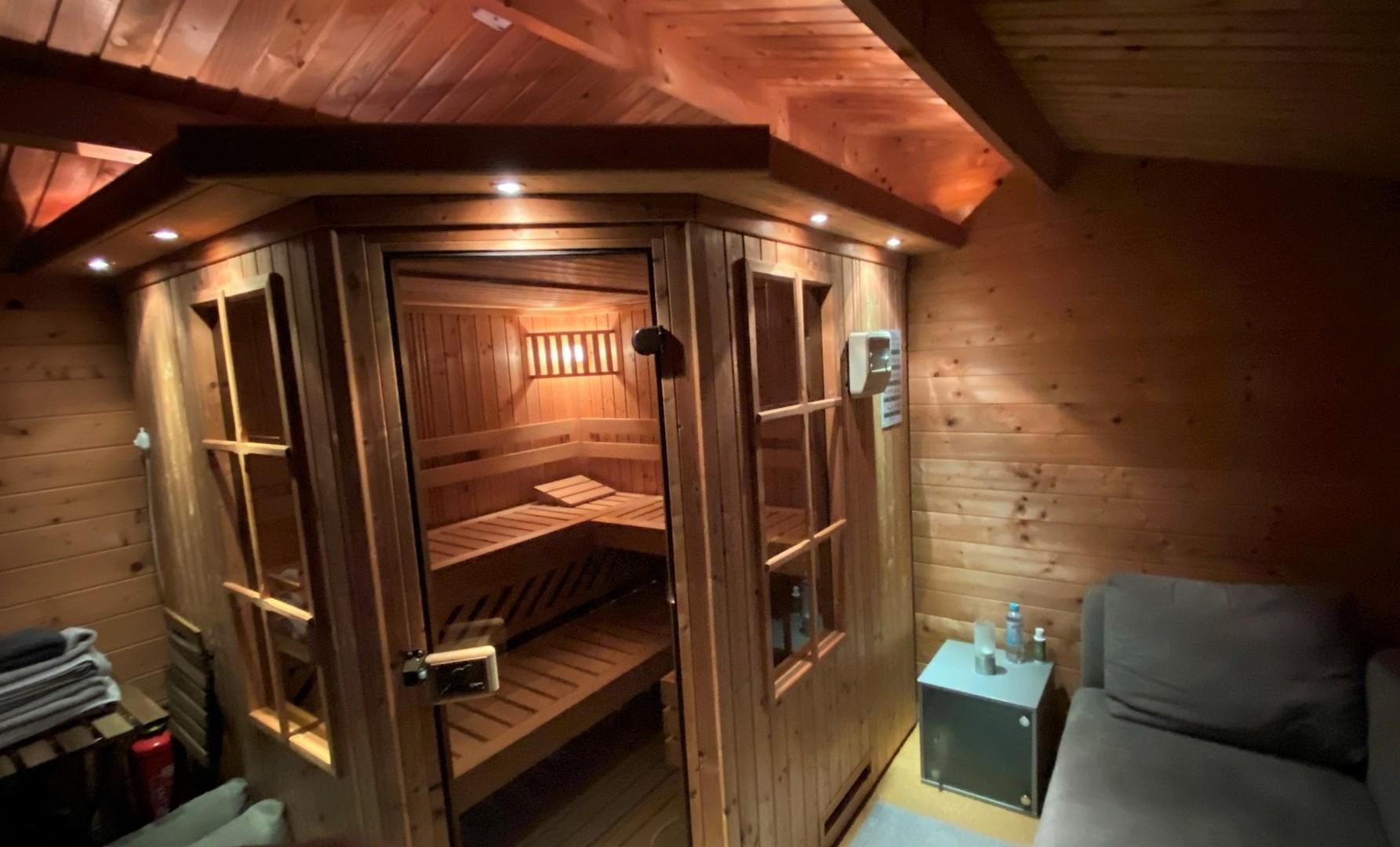 Sauna im Gartenhaus