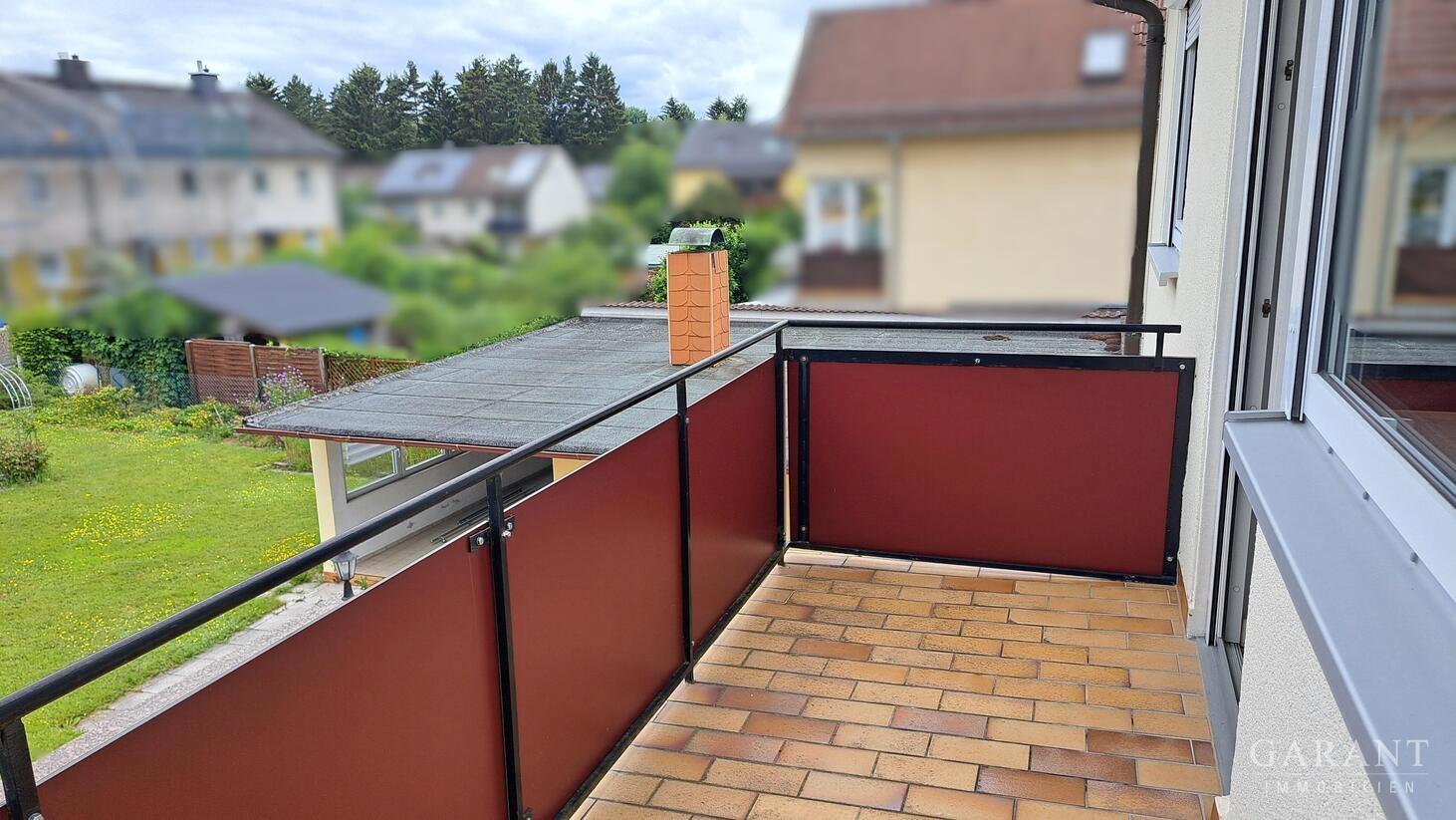 Der Schlafzimmerbalkon