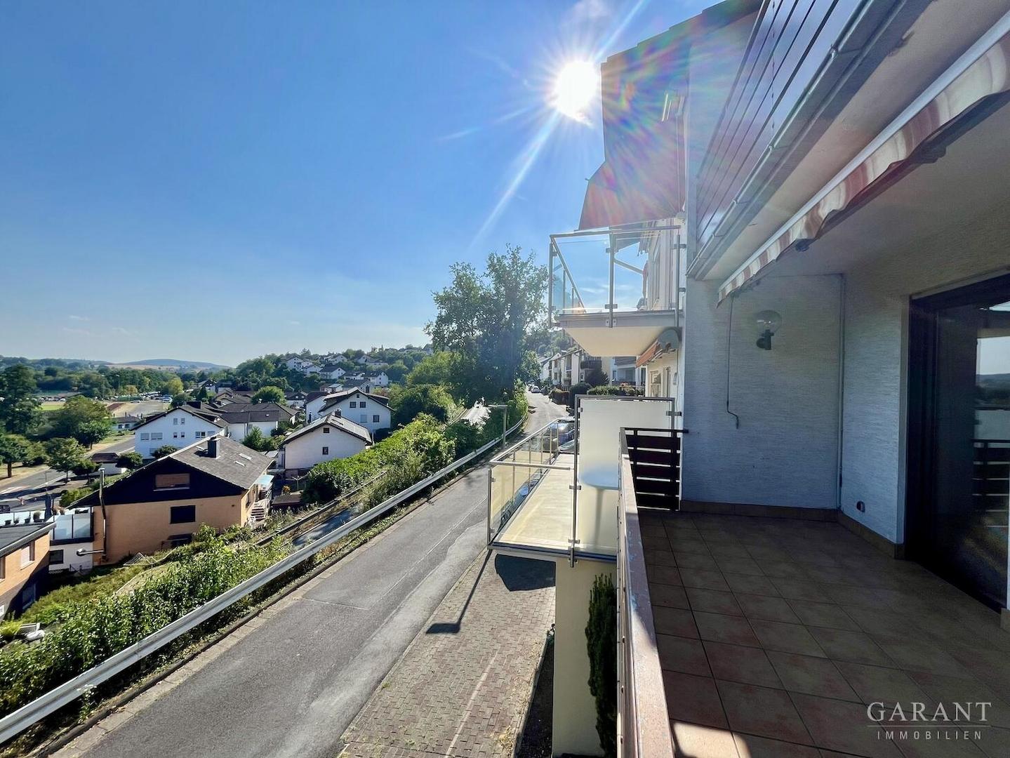 Balkon mit Fernblick