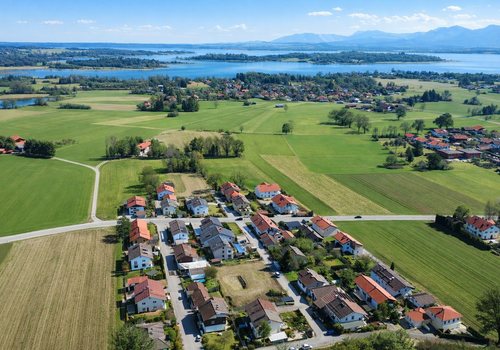 Echtaufnahme aus der Luft