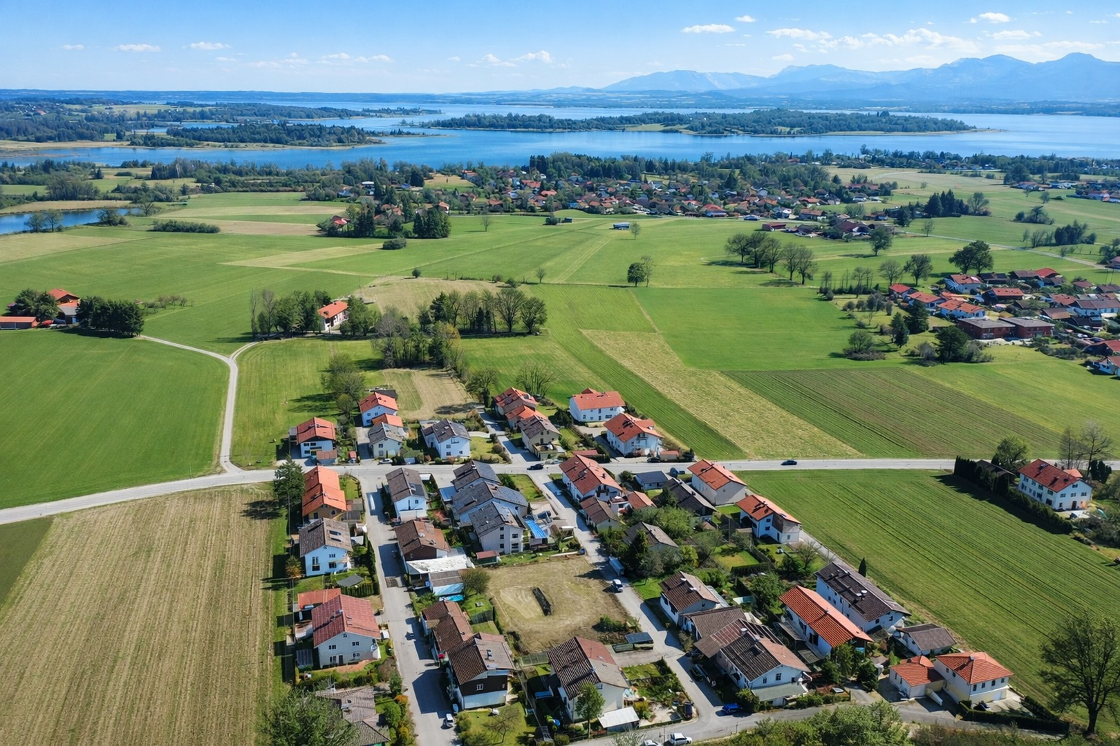 Echtaufnahme aus der Luft