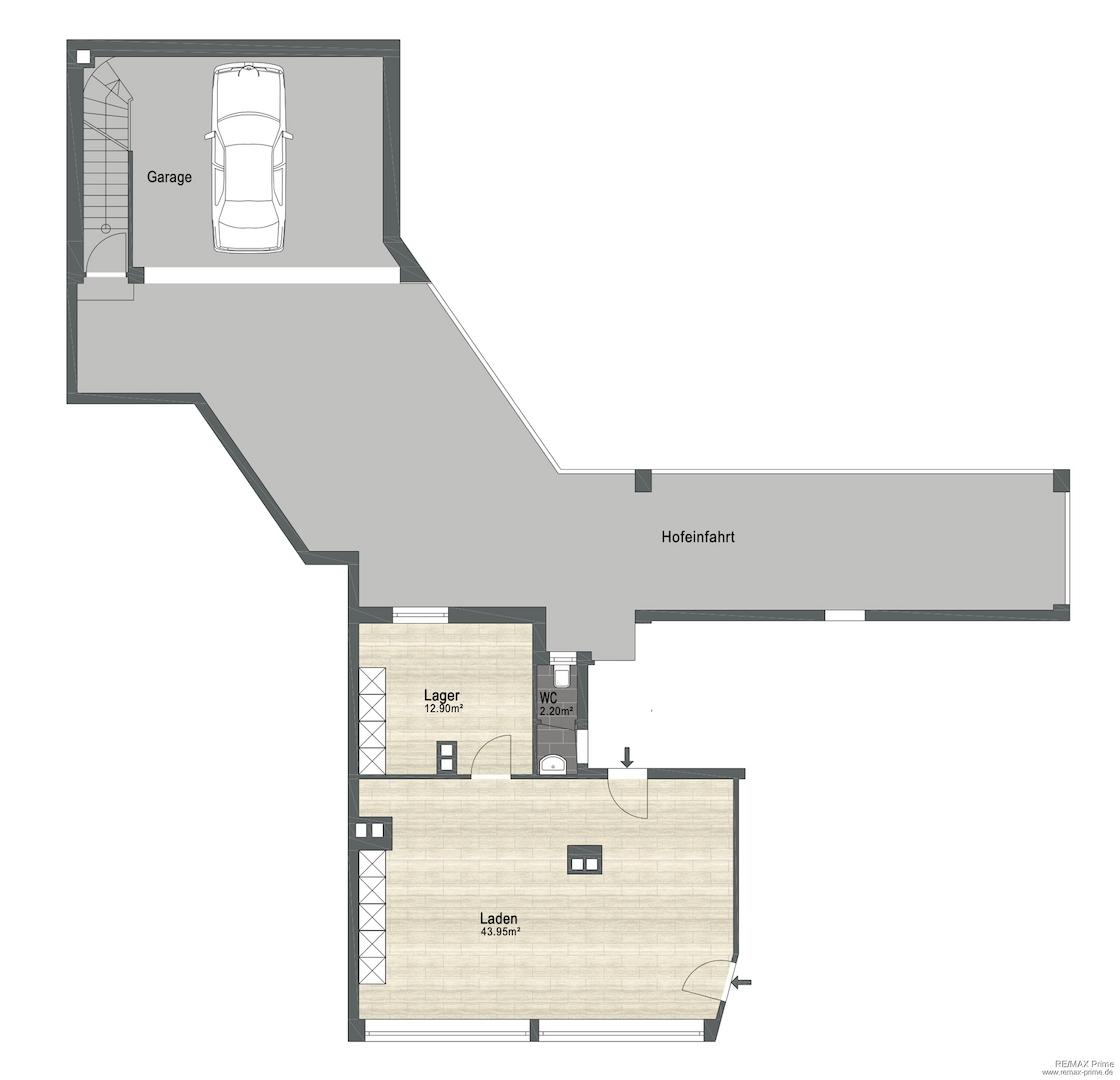Grundriss Laden 1