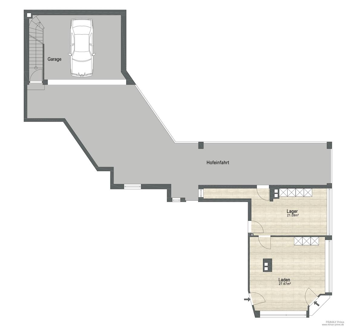 Grundriss Laden 2