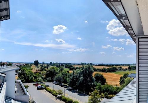 Blick vom Balkon