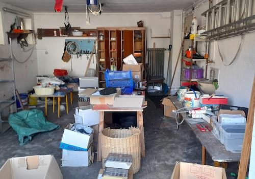 Garage, beheizt, Hauszugang 