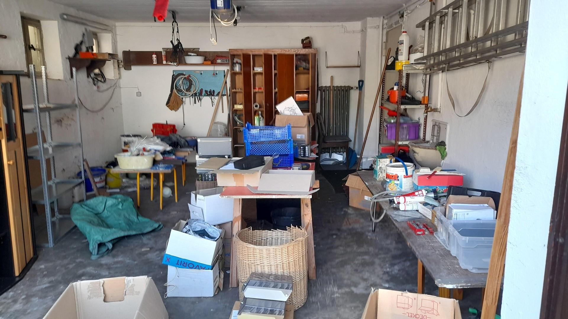 Garage, beheizt, Hauszugang 