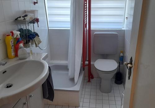 Dusche mit WC