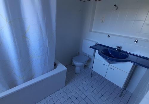 Wannenbad, Dusche + WC