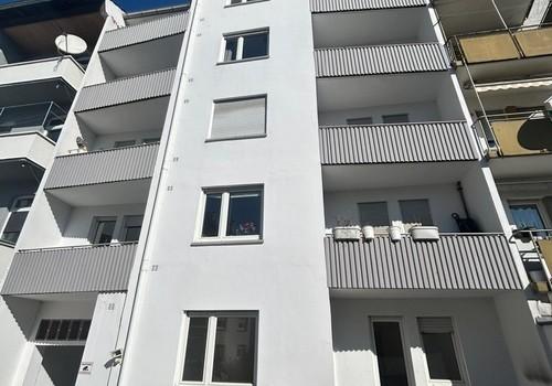 Rückansicht Terrassen Sicht