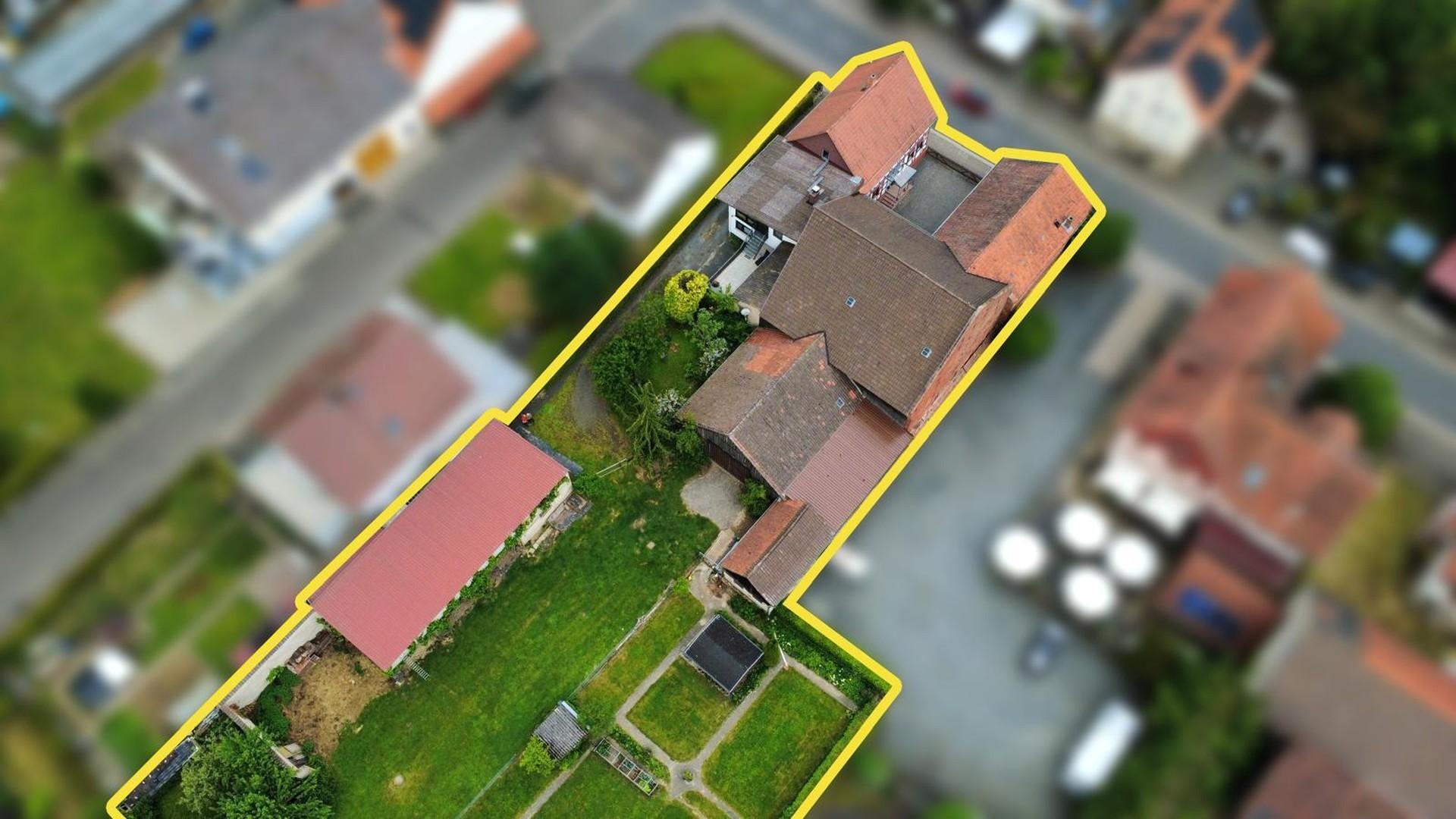 Drohnenansicht oben