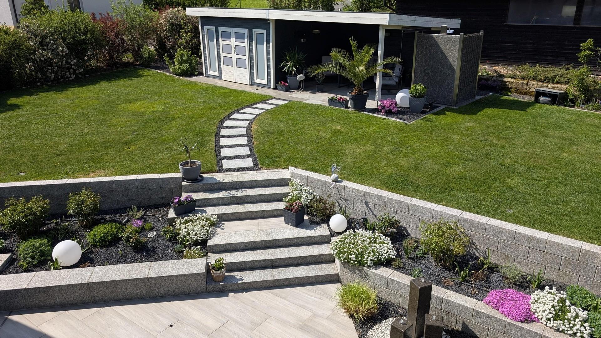 Gartenhaus mit Dusche