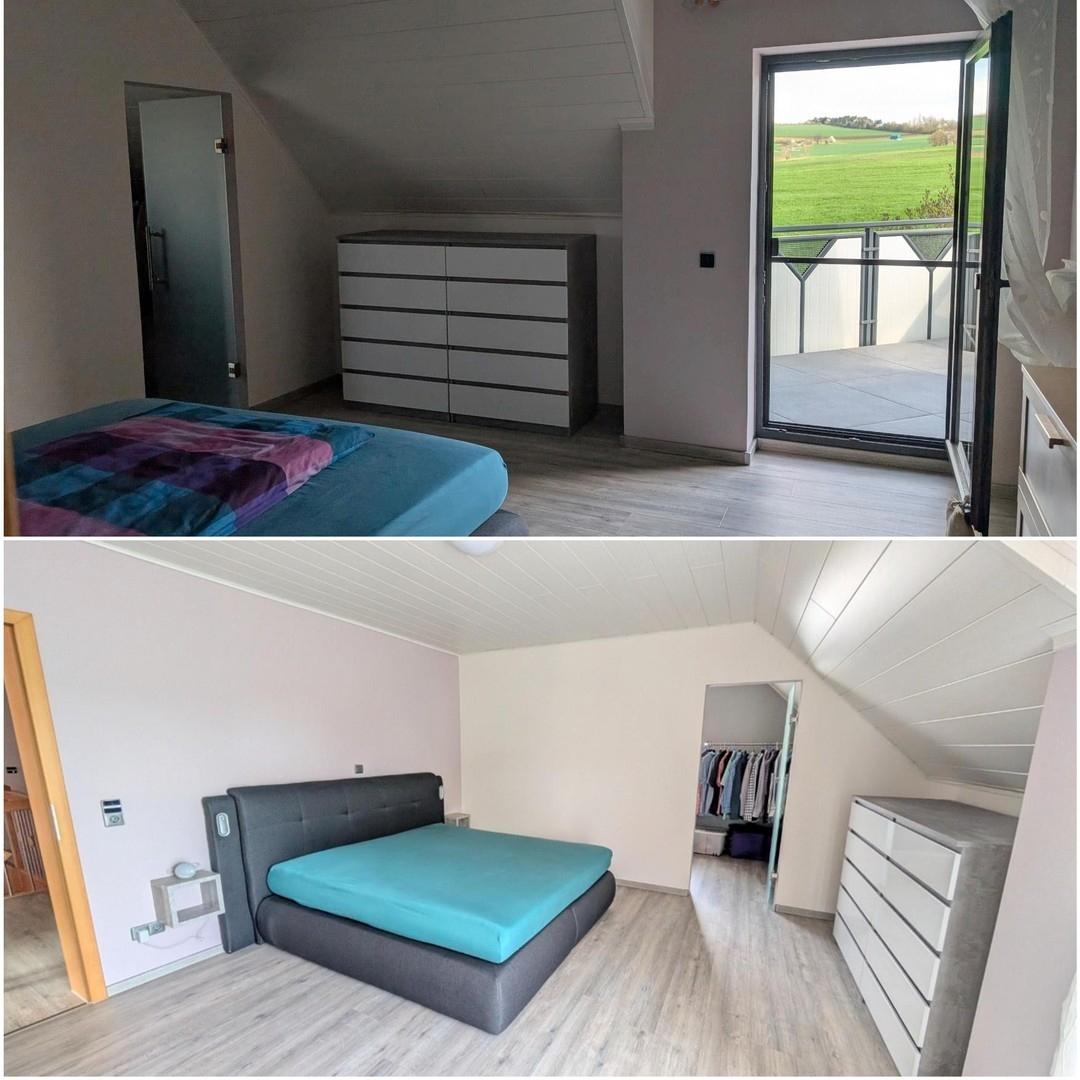 Schlafzimmer, Balkon, Ankleide