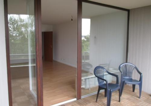grosser Balkon am Apartment