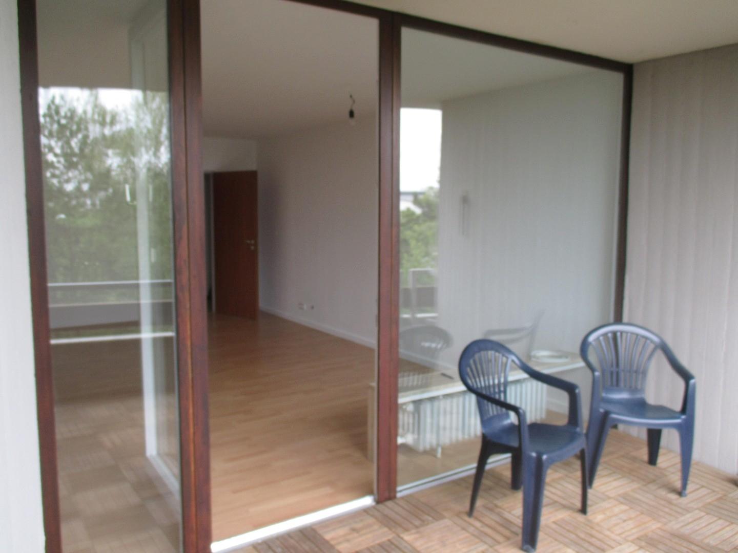grosser Balkon am Apartment