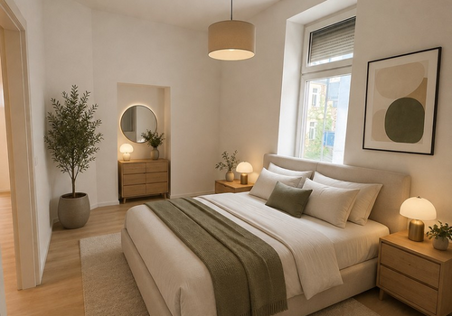 Schlafzimmer KI-generiert