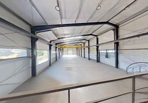 große Halle Blickrichtung Westen