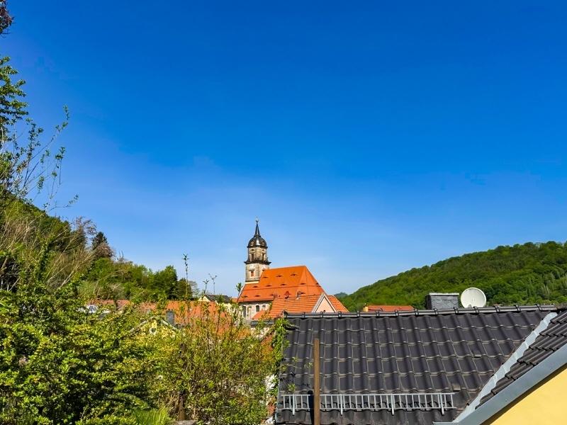 Blick aus DG zur Stadt