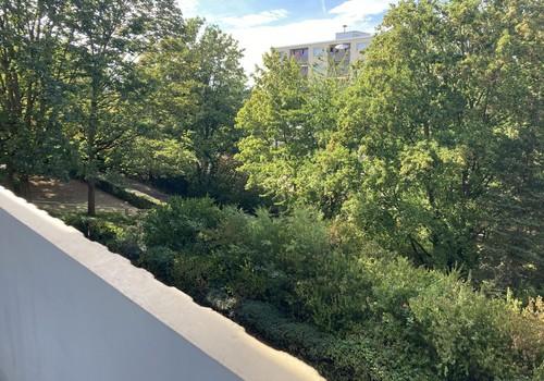 Ausblick vom Balkon