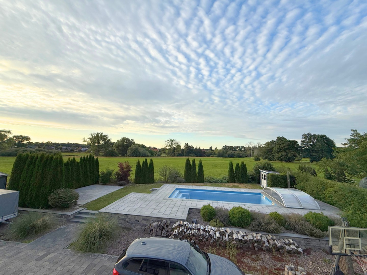 Pooldeck / Ausblick Schlafzimm