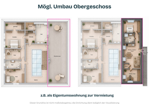Mögl. Umbau Obergeschoss
