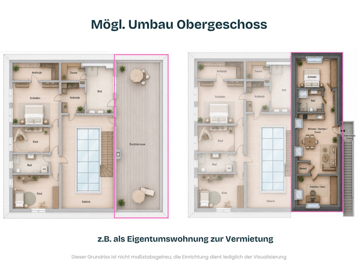 Mögl. Umbau Obergeschoss