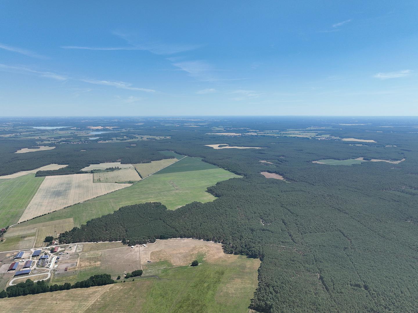 Blick über die Landschaft 