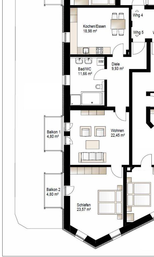 Grundriss Wohnung 5