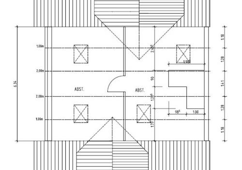 Grundriss Spitzboden