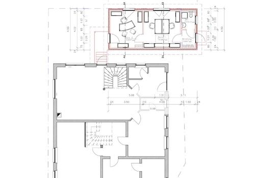 Grundriss Anbau 