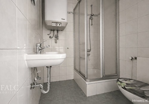 Badezimmer im Erdgeschoss