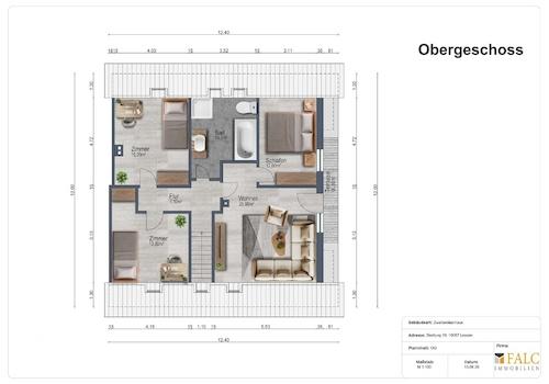 Grundriss Obergeschoss 
