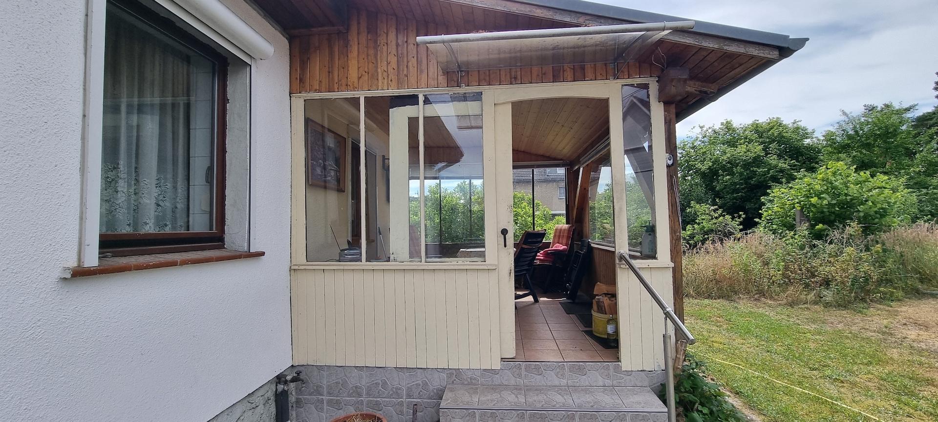 Veranda vor der Küche